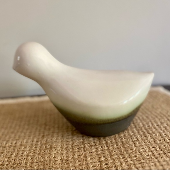 RARE VINTAGE ART DECO GLAZED PORCELAIN DUCK STATUE SCULPTURE - Picture 4 of 10